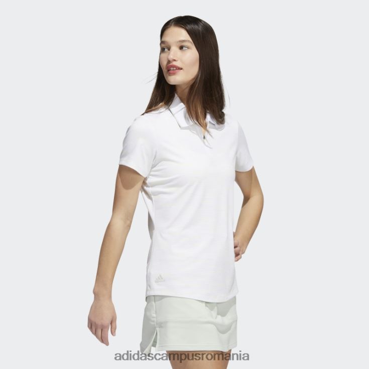 adidas campus romania tricou polo noutate alb femei alb/verde J266N23217