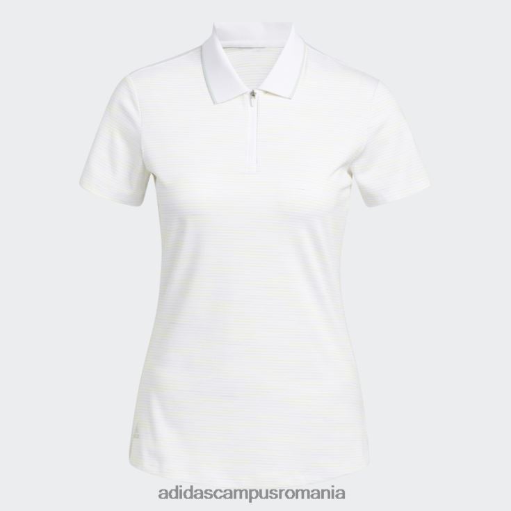adidas campus romania tricou polo noutate alb femei alb/verde J266N23217