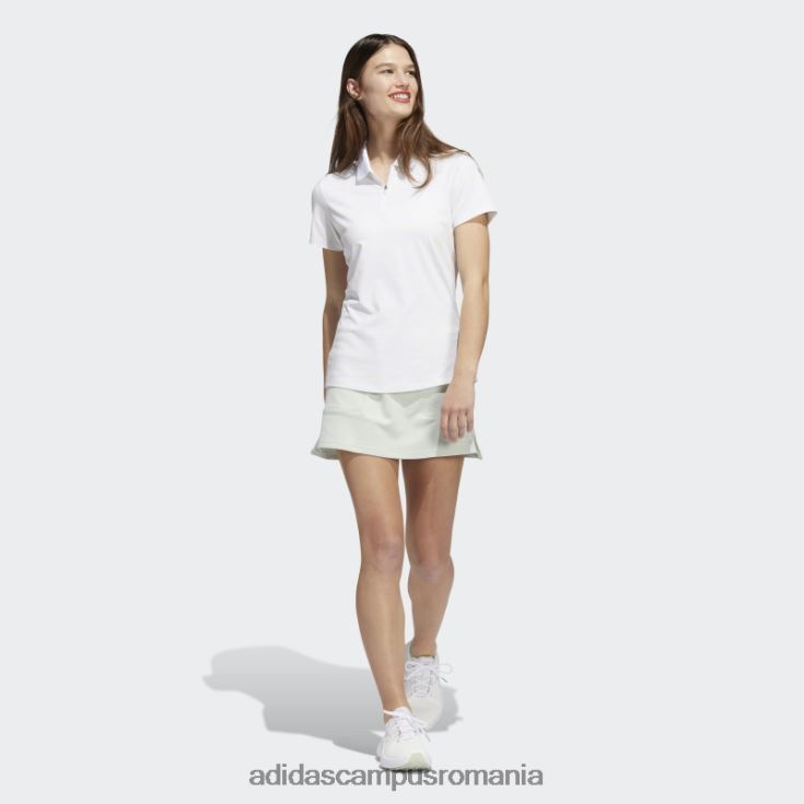 adidas campus romania tricou polo noutate alb femei alb/verde J266N23217