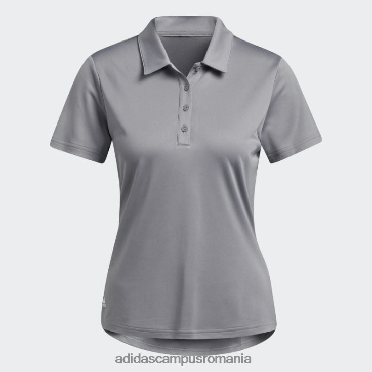 adidas campus romania tricou polo performance primegreen gri femei gri J266N210022