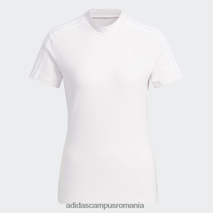adidas campus romania tricou roz cu 3 dungi femei roz J266N23167