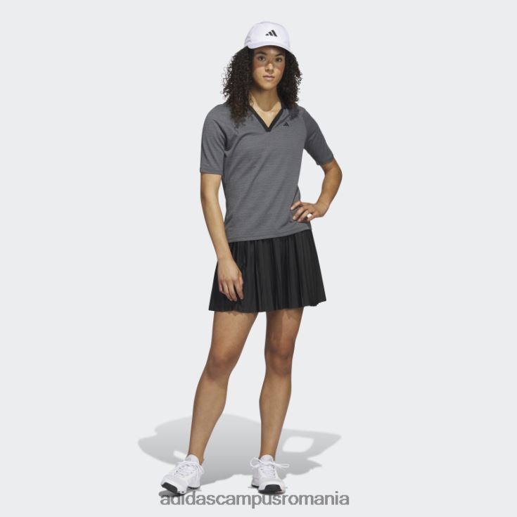 adidas campus romania ultimate365 tour neprezentare tricou polo de golf cu jumătate de mânecă, negru femei negru J266N29769