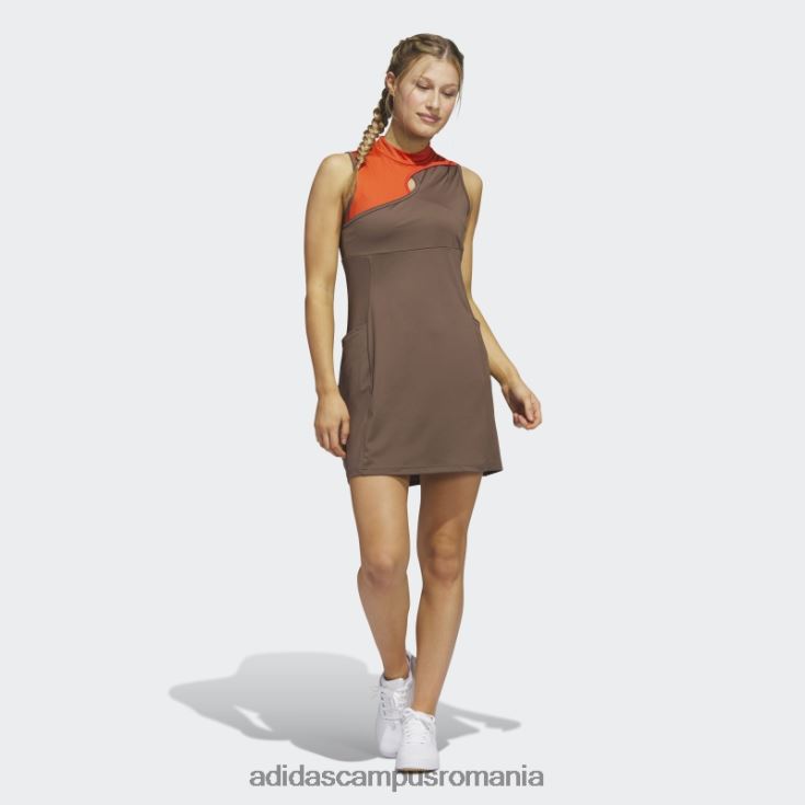 adidas campus romania ultimate365 tour rochie de golf colorblocked earth femei Pământ J266N29062