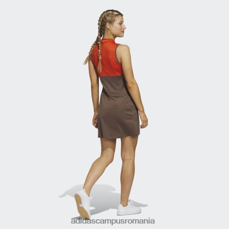 adidas campus romania ultimate365 tour rochie de golf colorblocked earth femei Pământ J266N29062