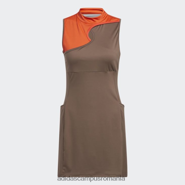 adidas campus romania ultimate365 tour rochie de golf colorblocked earth femei Pământ J266N29062