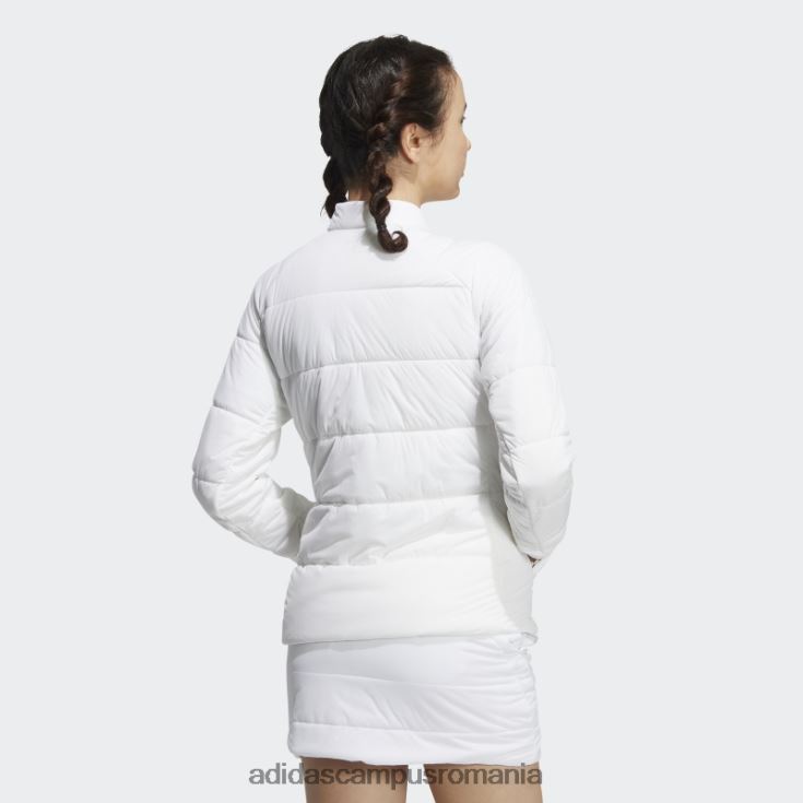 adidas campus romania vânt.rdy jachetă căptușită cu mânecă lungă albă femei alb J266N29914