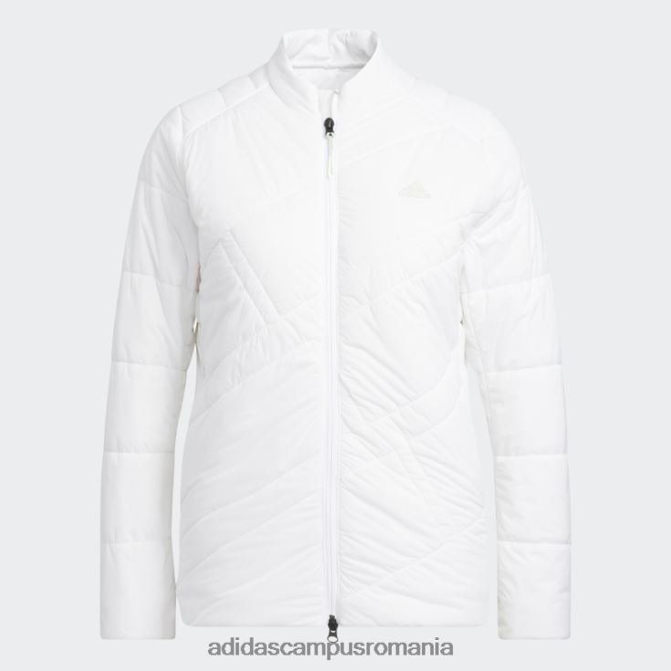 adidas campus romania vânt.rdy jachetă căptușită cu mânecă lungă albă femei alb J266N29914