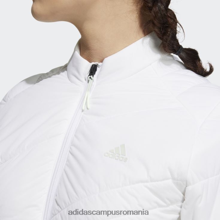 adidas campus romania vânt.rdy jachetă căptușită cu mânecă lungă albă femei alb J266N29914