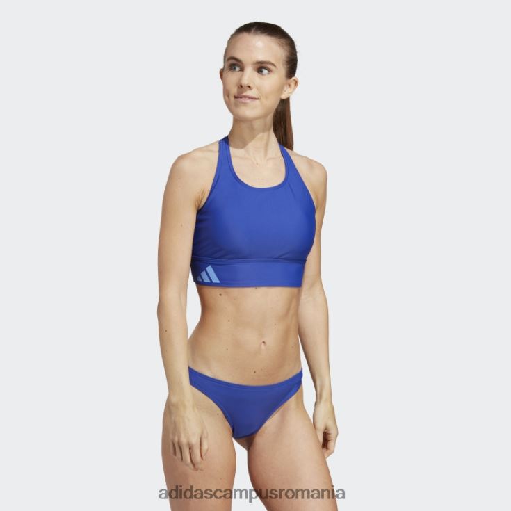 adidas campus romania bikini de plajă cu marca albastră femei albastru J266N216985