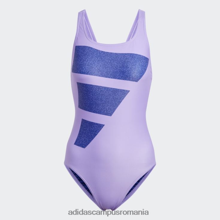 adidas campus romania costum de baie cu grafic violet baruri mari femei violet/albastru victorie/alb J266N217057