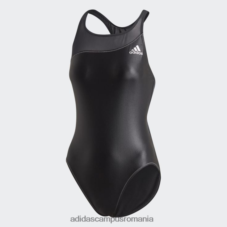 adidas campus romania costum de baie glam-on lucios negru adidas femei negru J266N217508