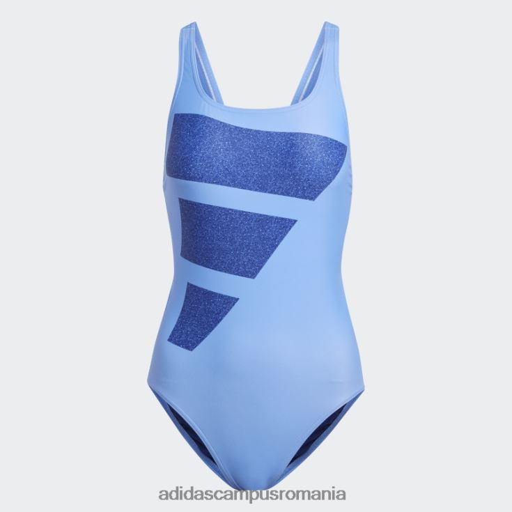 adidas campus romania costum de baie grafic cu bare mari albastre femei albastru/albastru victorie/alb J266N216595