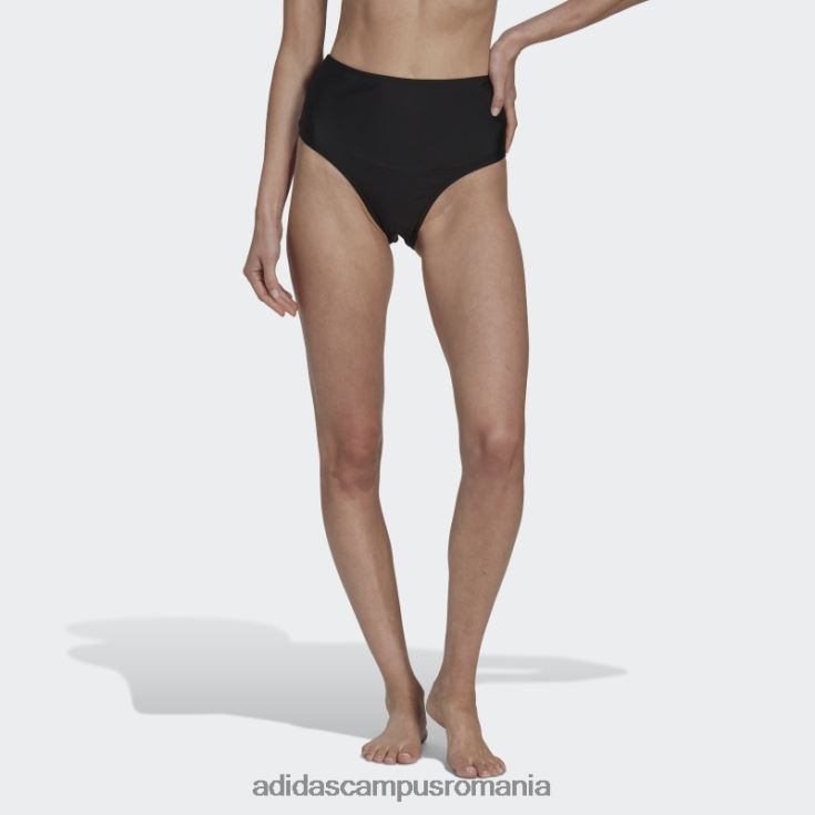 adidas campus romania pantaloni de bikini negri cu talie înaltă adidas femei negru J266N216707