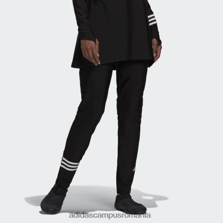 adidas campus romania pantaloni negri de baie femei alb negru J266N216642