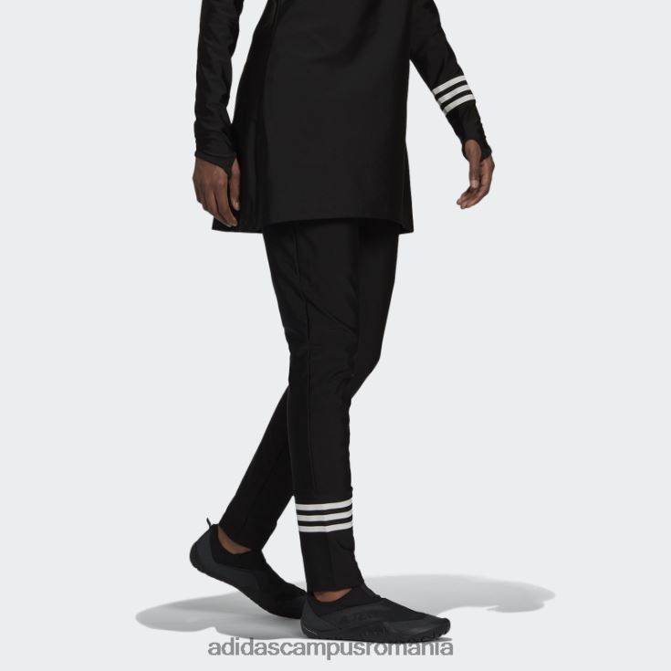 adidas campus romania pantaloni negri de baie femei alb negru J266N216642