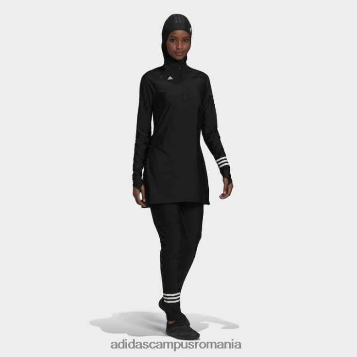 adidas campus romania pantaloni negri de baie femei alb negru J266N216642