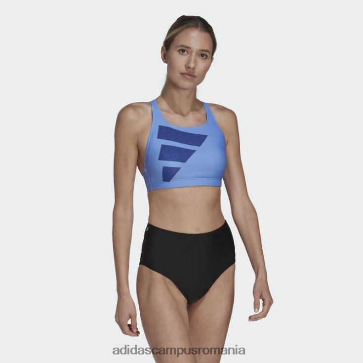 adidas campus romania top bikini baruri mari albastru femei albastru/albastru victorie/alb J266N216616