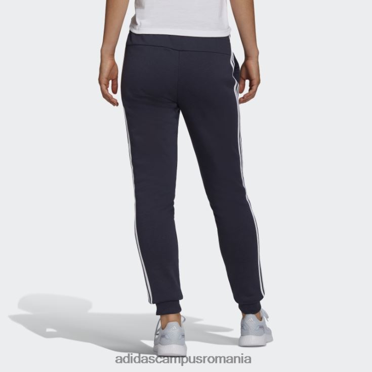 adidas campus romania essentials fleece pantaloni cu 3 dungi cerneală femei cerneală/alb J266N22714