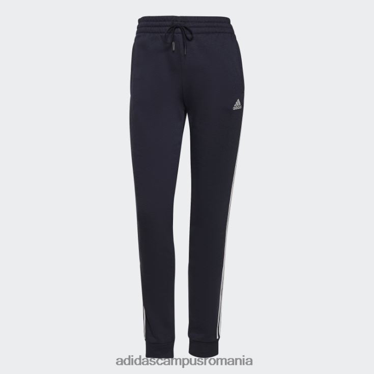 adidas campus romania essentials fleece pantaloni cu 3 dungi cerneală femei cerneală/alb J266N22714