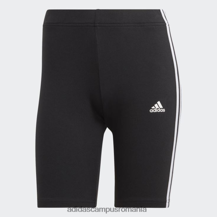 adidas campus romania pantaloni scurți pentru biciclete cu 3 dungi negru adidas femei alb negru J266N22316