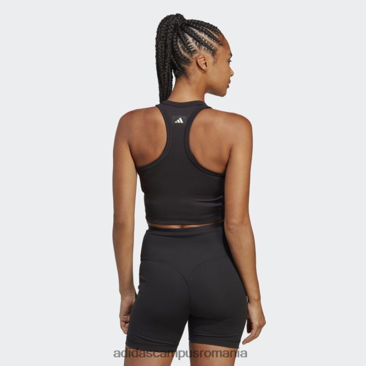 adidas campus romania Club sportiv crop graphic tank top negru femei negru J266N22347