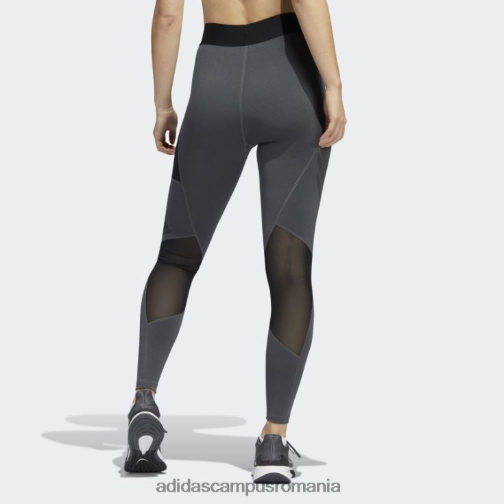 adidas campus romania Colanti 7/8 techfit rezistenti la perioada gri inchis, negru femei erica gri închis J266N23056