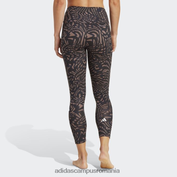 adidas campus romania Jambiere 7/8 imprimate cu elemente esențiale yoga negre femei cerneala neagra J266N216468