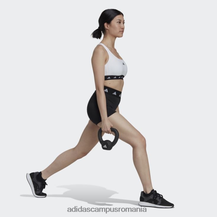 adidas campus romania Jambiere scurte de 3 inci, negri, rezistente la perioada techfit femei negru J266N216871