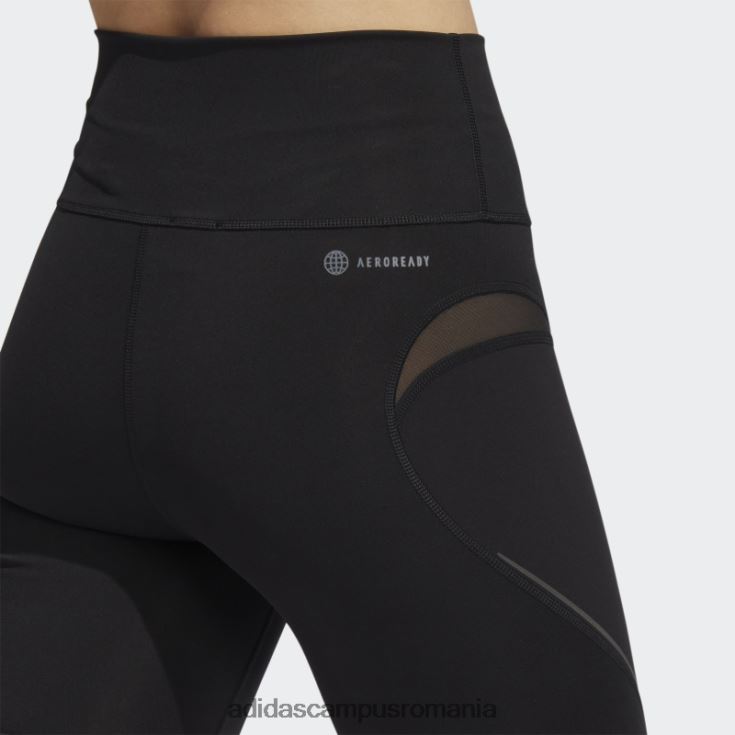 adidas campus romania Jambiere scurte de antrenament negru croite hiit 45 secunde femei negru J266N210510