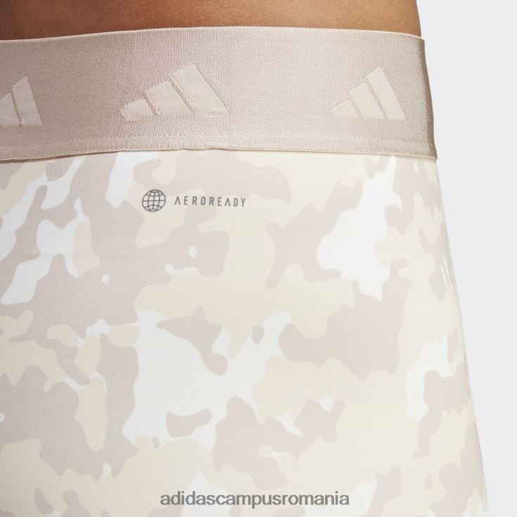 adidas campus romania Jambiere techfit camo 7/8 nisip femei nisip alb J266N216746