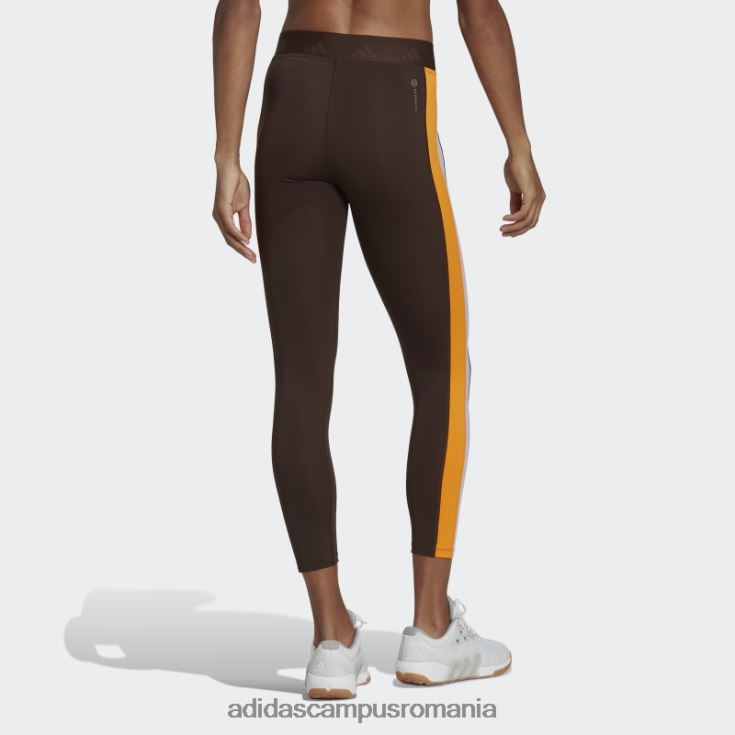 adidas campus romania Leggings 7/8 techfit hyperglam maro închis femei maro inchis J266N23155