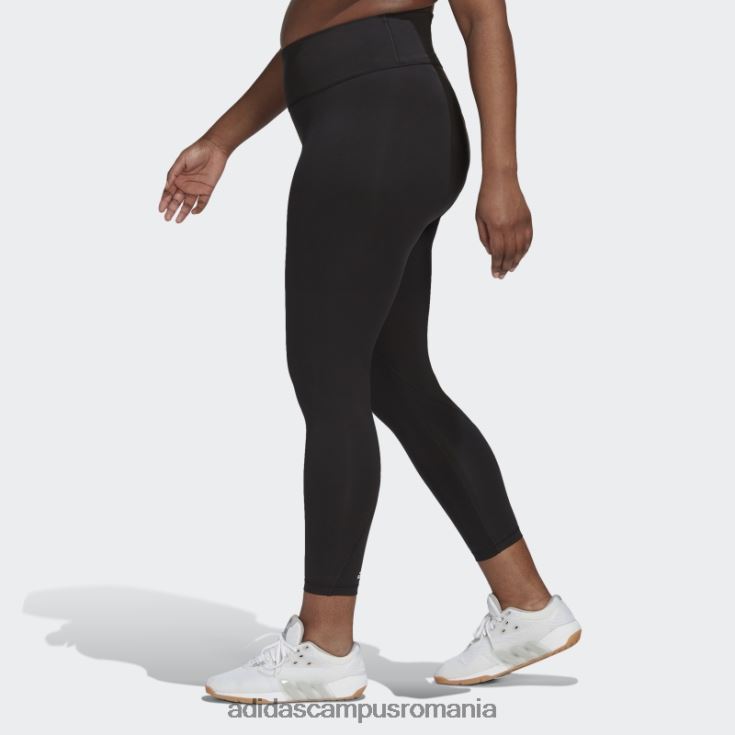 adidas campus romania Leggings de antrenament optime (plus marime) negri femei negru J266N28863