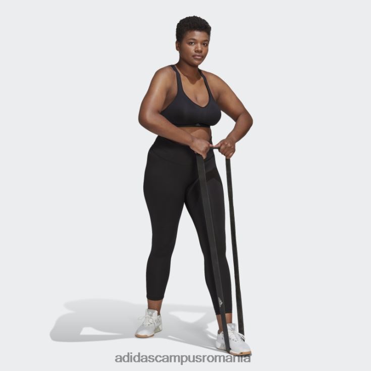 adidas campus romania Leggings de antrenament optime (plus marime) negri femei negru J266N28863
