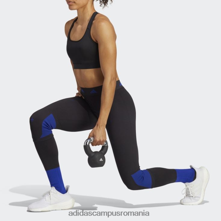 adidas campus romania Leggings negri fără sudură techfit recharge femei negru J266N216831