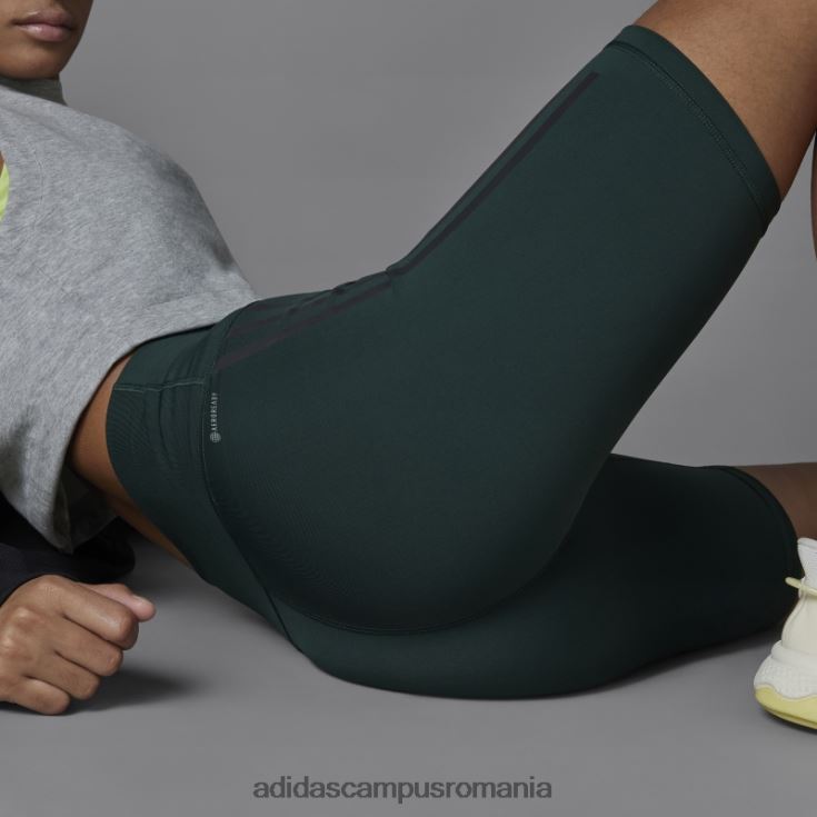 adidas campus romania Leggings pentru biciclete optime trainicons cu 3 dungi verzi adidas femei verde J266N23132