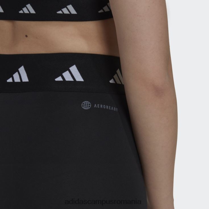 adidas campus romania Leggings scurti de 3 inci, techfit, negri adidas femei negru J266N29306