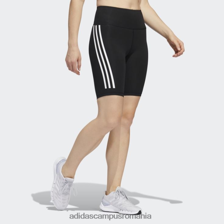 adidas campus romania Leggings scurti pentru biciclete optime trainicons 3 dungi negre femei negru J266N216880