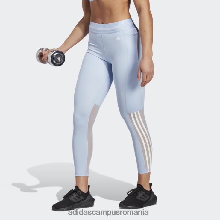 adidas campus romania Leggings techfit hyperglam 7/8 albastru zori adidas femei zori albastre J266N29672
