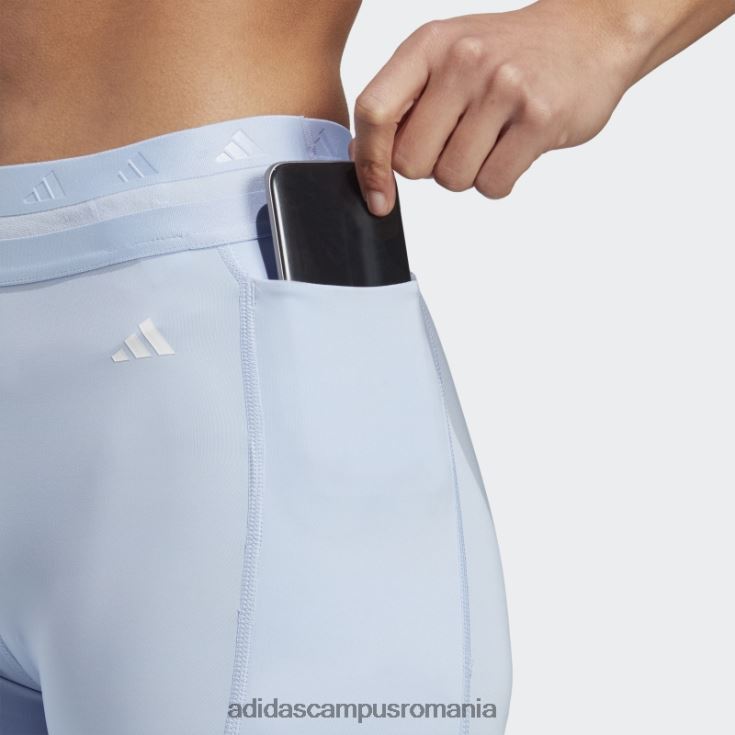 adidas campus romania Leggings techfit hyperglam 7/8 albastru zori femei zori albastre J266N217468