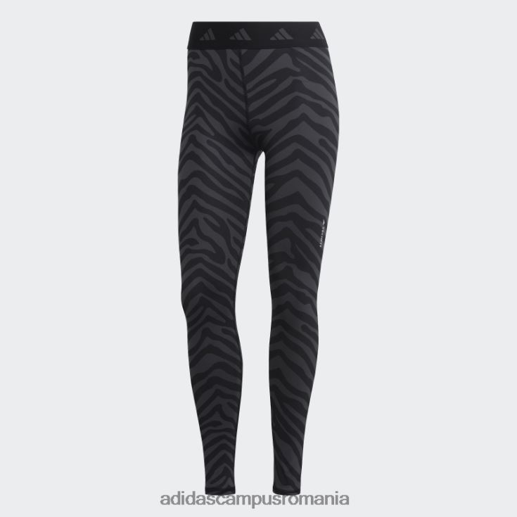 adidas campus romania Leggings zebră 7/8 hyperglam techfit cu talie înaltă adidas multicolor femei multicolor/negru J266N23042