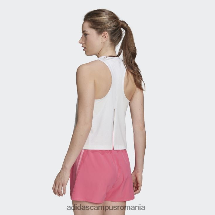 adidas campus romania Tren icons 3 bar logo tank top alb femei alb J266N29397