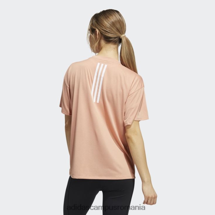 adidas campus romania Tricou aeroready cu 3 dungi pentru antrenament pentru blush ambiental femei fard ambiental J266N23208