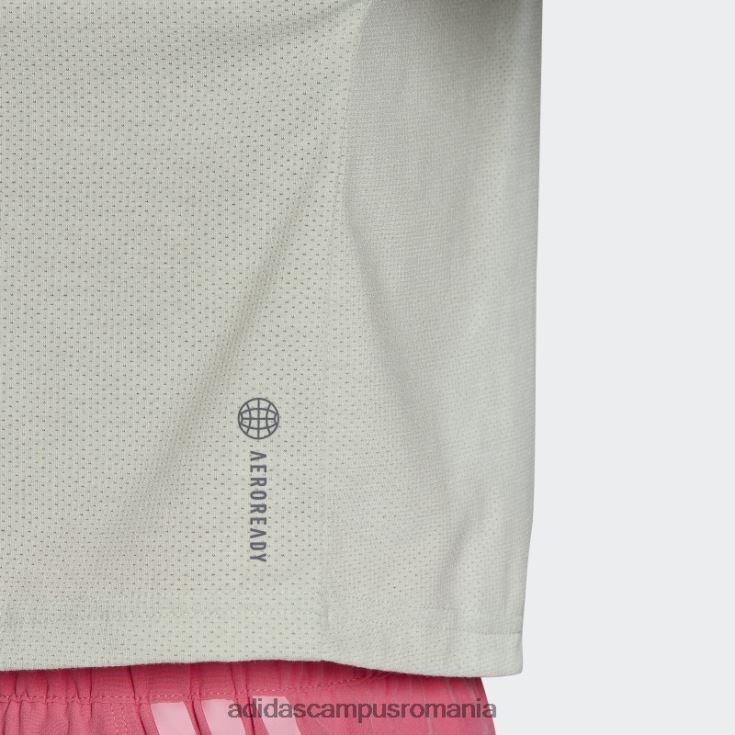 adidas campus romania Tricou cu logo-ul cu 3 bare cu icoane trenuri verzi femei verde J266N29466