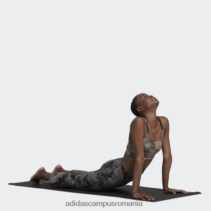 adidas campus romania Yoga studio pământ evazat 7/8 jambiere aluminiu adidas femei aluminiu/carbon J266N210674