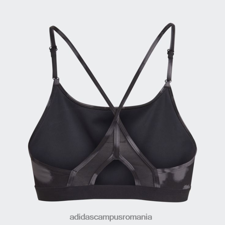 adidas campus romania aeroreact sutien cu susținere la lumină hyperglam imprimat gri fashion femei gri/negru/alb J266N210699