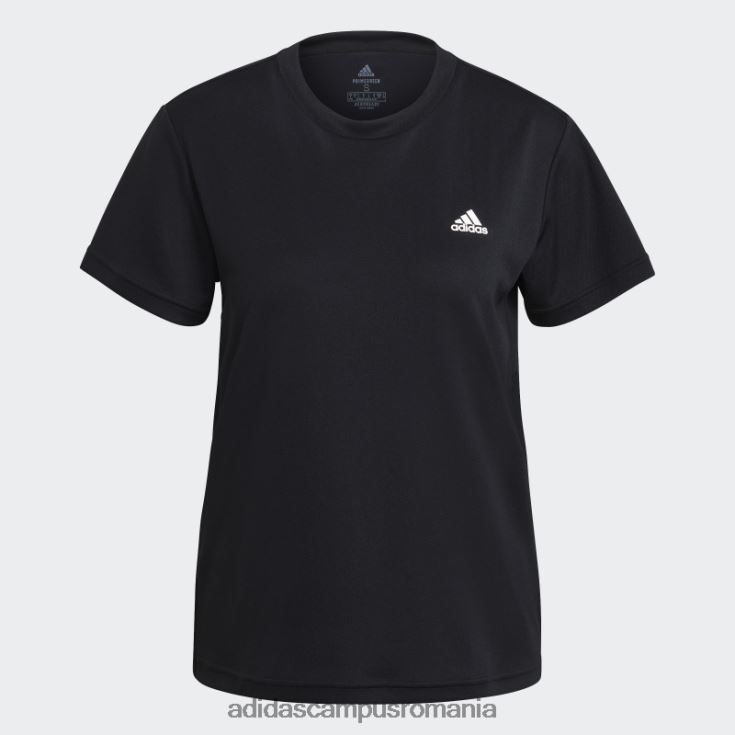 adidas campus romania aeroready conceput pentru a muta sport tricou negru femei alb negru J266N210238