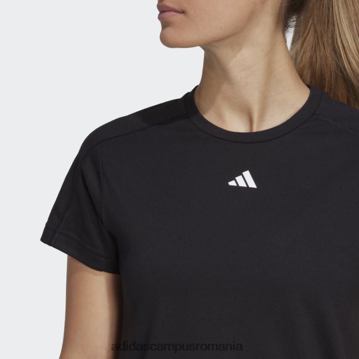 adidas campus romania aeroready train essentials branding minimal tricou negru adidas femei negru J266N22430