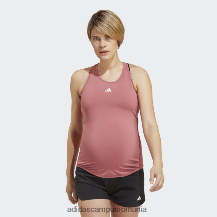 adidas campus romania aeroready train essentials maiou slim-fit (de maternitate) roz femei roz/alb J266N29745