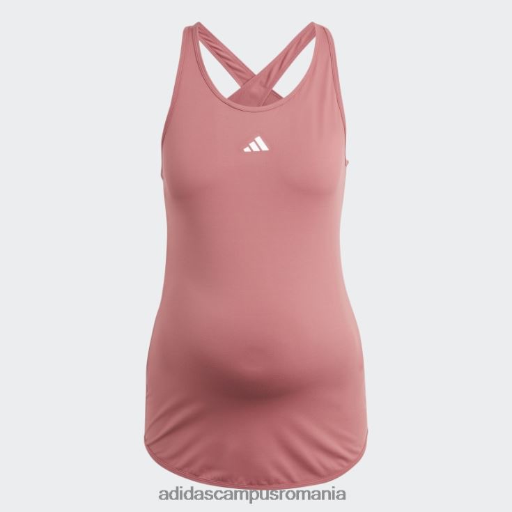 adidas campus romania aeroready train essentials maiou slim-fit (de maternitate) roz femei roz/alb J266N29745
