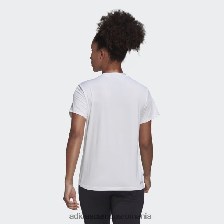 adidas campus romania alb aeroready făcut pentru antrenament tricou adidas femei alb J266N210359